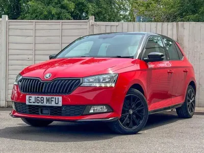 Used Skoda Fabia Monte Carlo 110 HP (80 kW) 2018 Red Hatchback