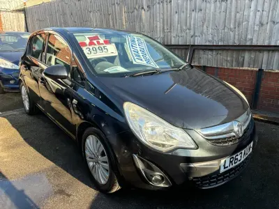 Used Vauxhall Corsa 85 HP (62 kW) 2013 Black Hatchback
