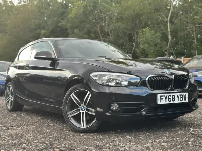 Used BMW 120 Sport Line 184 HP (135 kW) 2018 Black Hatchback