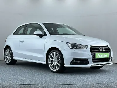 Begagnad Audi A1 S-Line 125 HK (91 kW) 2015 Vit Halvkombi