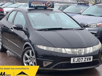 Black Used 2007 Honda Civic EX Hatchback | £2,275 (Good price)