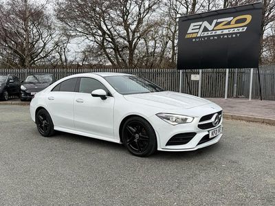 Used Mercedes CLA220 AMG Line Premium 190 HP (139 kW) 2021 White Sedan