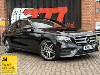 Używany Mercedes E350 AMG line 258 KM (189 kW) 2018 Czarny Sedan/Limuzyna