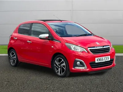 Used Peugeot 108 Allure 82 HP (60 kW) 2016 Red Hatchback