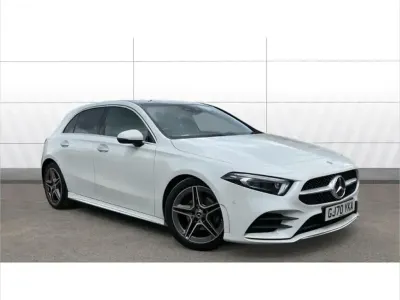Used Mercedes A200 AMG Line Premium Plus 163 HP (119 kW) 2020 White Hatchback
