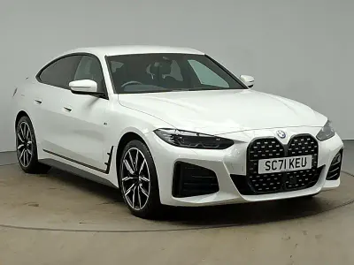 Used BMW 420 M Sport 184 HP (135 kW) 2021 White Hatchback