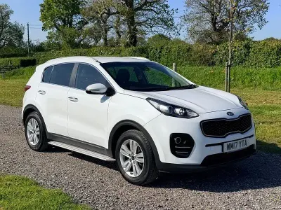 Używany Kia Sportage 130 KM (95 kW) 2017 Biały SUV