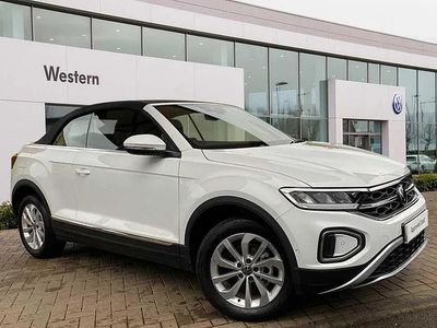 Used VW T-Roc Cabriolet Style 113 HP (83 kW) 2025 White Cabriolet