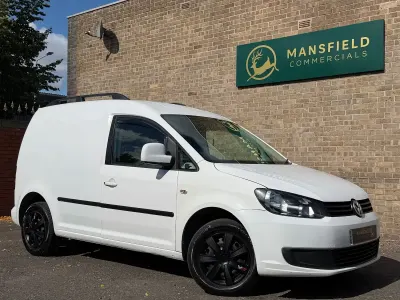 Used VW Caddy Trendline 102 HP (75 kW) 2015 White MPV