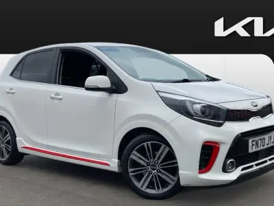 Used Kia Picanto GT-Line 101 HP (74 kW) 2020 White Hatchback