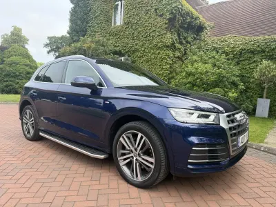 Used Audi Q5 S-Line 190 HP (139 kW) 2017 Blue SUV