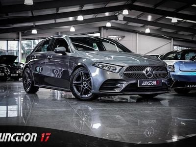 Used Mercedes A250 AMG line 224 HP (164 kW) 2018 Grey Hatchback