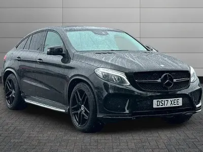 Used Mercedes GLE350 AMG Line Premium Plus 258 HP (189 kW) 2017 Obsidian black SUV