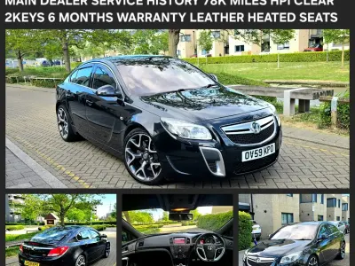 Second-hand Vauxhall Insignia 320 CP (235 kW) 2009 Negru Hatchback