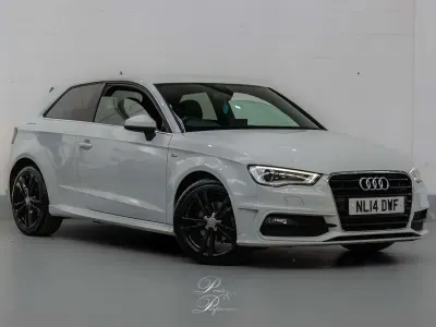 Used Audi A3 S-Line 2014 White Hatchback