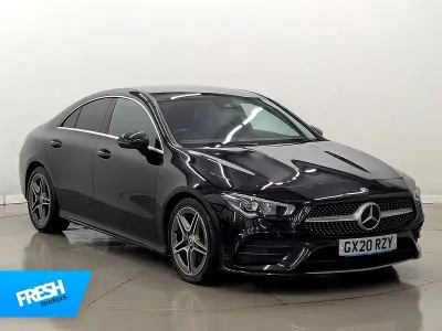 Usado Mercedes CLA180 AMG line 136 HP (100 kW) 2020 Preto Sedan