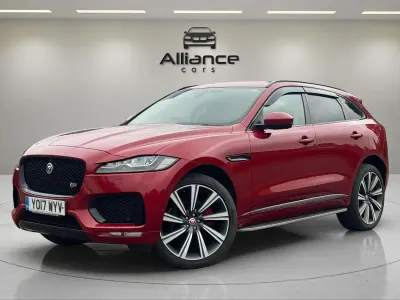 Used Jaguar F-Pace S 300 HP (220 kW) 2017 Red SUV