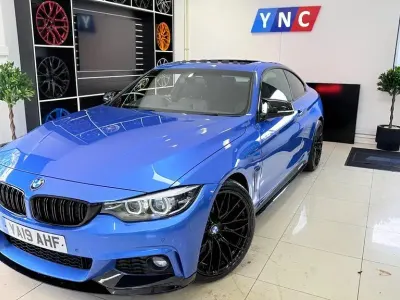 Used BMW 420 Coupé M Sport 190 HP (139 kW) 2019 Blue Coupe