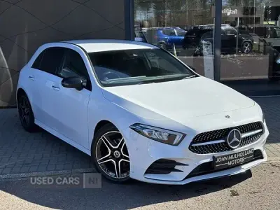 Used Mercedes A180 AMG Line Premium 136 HP (100 kW) 2022 White Hatchback