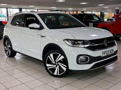White Used 2023 VW T-Cross R-line SUV | £19,989 (Fair price)