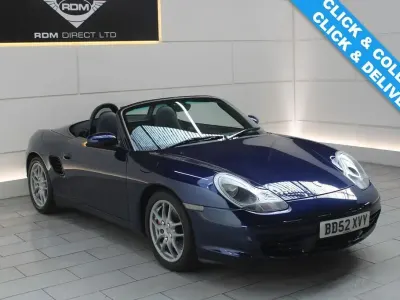 Used Porsche 986 Boxster 260 HP (191 kW) 2002 Blue Cabriolet