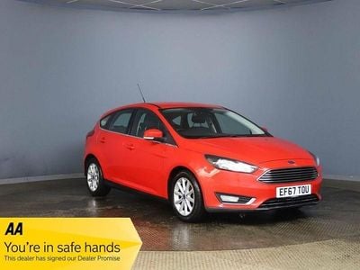 Red Used 2017 Ford Focus Titanium Hatchback | £6,366 (Good price)