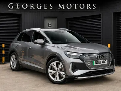 Used Audi Q4 e-tron S-Line 150 kW (204 HP) 2021 Grey SUV