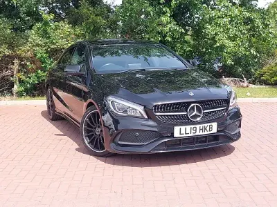 Begagnad Mercedes CLA200 AMG line 156 HK (114 kW) 2019 Svart Sedan