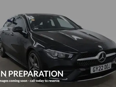 Used Mercedes CLA200 AMG line 163 HP (119 kW) 2022 Black Coupe