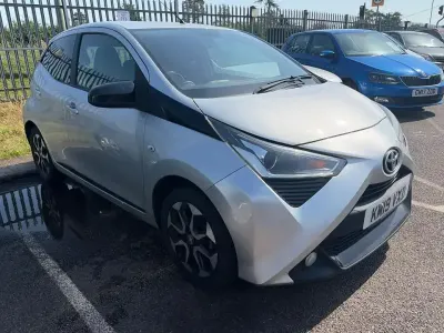 Used Toyota Aygo Trend 71 HP (52 kW) 2019 Silver Hatchback