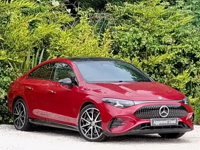 Used Mercedes CLA 250+ AMG line 200 kW (272 HP) 2025 Red Sedan