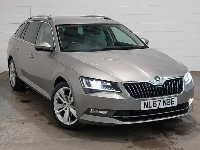 Used Skoda Superb SE L Executive 150 HP (110 kW) 2017 Beige Estate