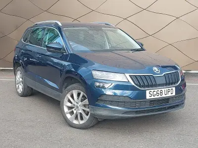 Używany Skoda Karoq SE L 115 KM (84 kW) 2018 Niebieski SUV