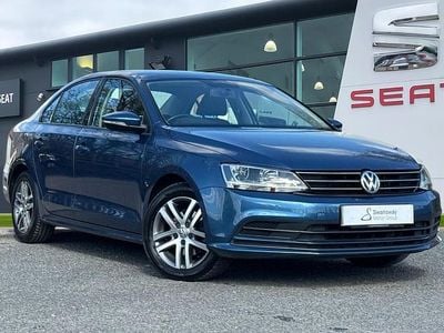 Used VW Jetta SE 150 HP (110 kW) 2015 Blue Sedan