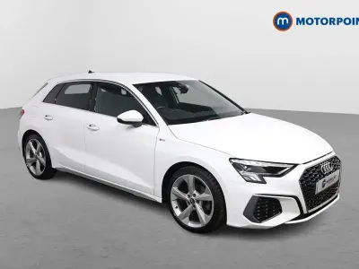 Used Audi A3 S-Line 2021 White Sedan