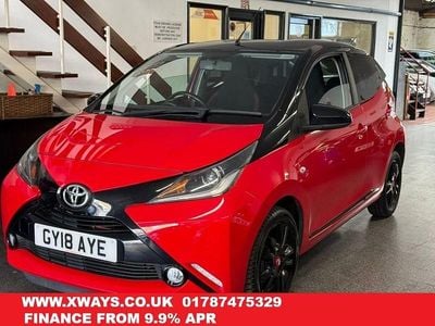 Used Toyota Aygo X-cite 68 HP (50 kW) 2018 Red Hatchback