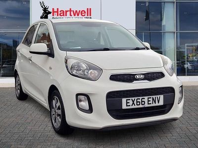 Solid clear white Used 2016 Kia Picanto Hatchback | £5,495 (Fair price)
