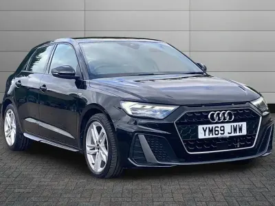 Used Audi A1 Sportback S-Line 148 HP (108 kW) 2019 Mythos black Hatchback