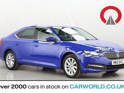 Blue Used 2021 Skoda Superb SE Technology Hatchback | £11,404 (Fair price)