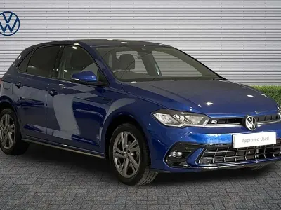 Used VW Polo R-line 95 HP (69 kW) 2023 Blue Hatchback