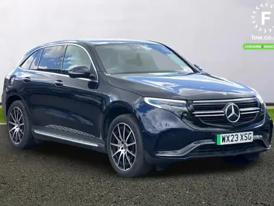 Used Mercedes EQC400 AMG line 300 kW (408 HP) 2022 Blue SUV