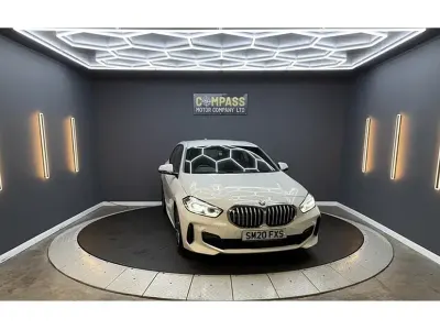 Used BMW 118 M Sport 140 HP (102 kW) 2020 White Hatchback
