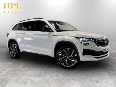 Używany Skoda Kodiaq SportLine 150 KM (110 kW) 2023 Biały SUV