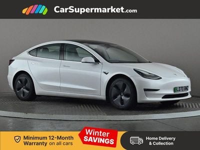 White Used 2020 Tesla Model 3 Long Range AWD Sedan | £16,697 (Fair price)