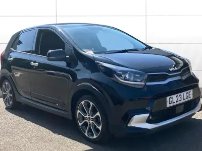 Used Kia Picanto X-Line 67 HP (49 kW) 2023 Black Hatchback