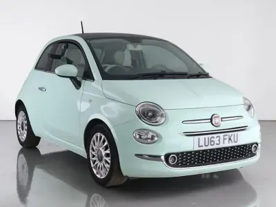Used Fiat 500 Lounge 69 HP (50 kW) 2016 Green Hatchback