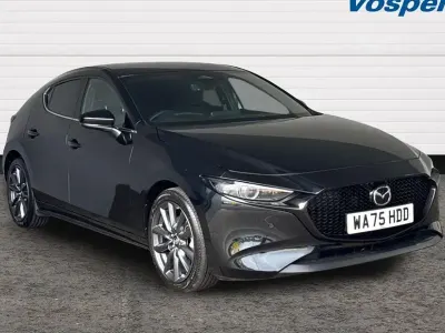 Used Mazda 3 Exclusive-Line 186 HP (136 kW) 2025 Black Hatchback