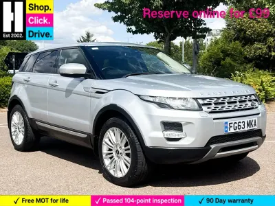 Used Land Rover Range Rover evoque Prestige 190 HP (139 kW) 2013 Silver SUV