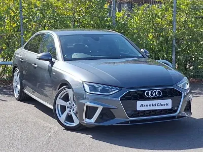 Usado Audi A4 S-Line 150 CV (110 kW) 2021 Gris Berlina