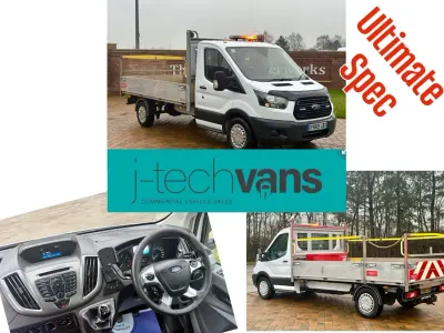 Used Ford Transit 130 HP (95 kW) 2019 White Pickup